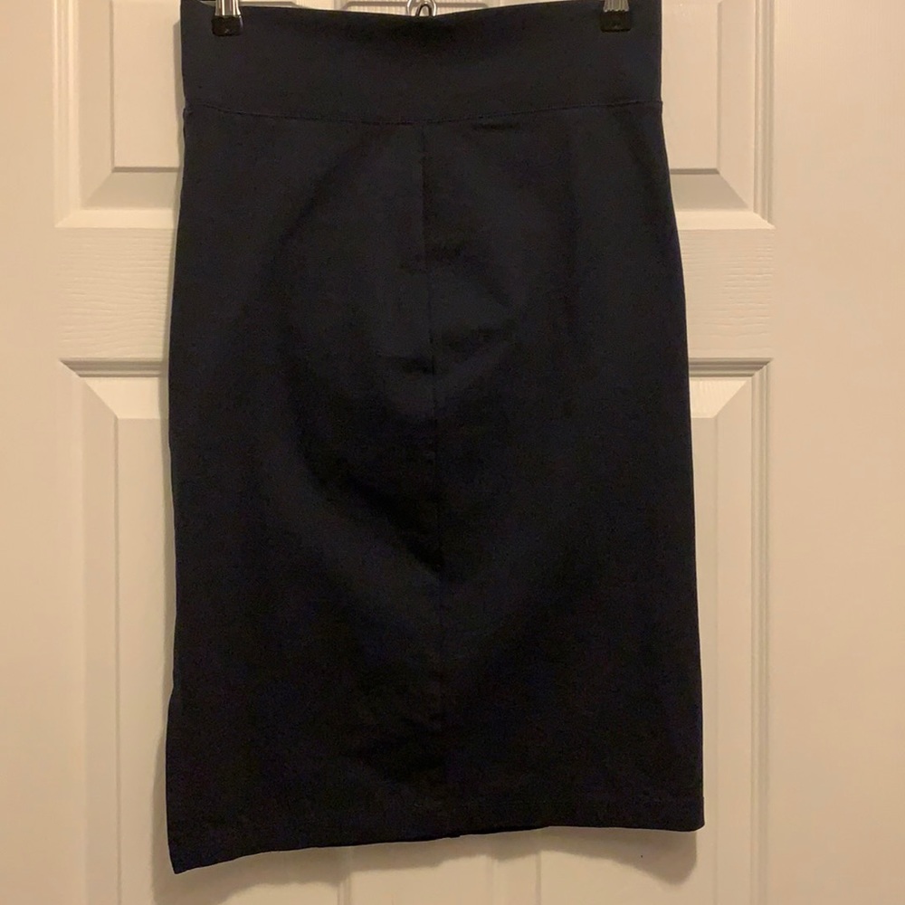 “Labijou” Casual Dark Blue fitted skirt——